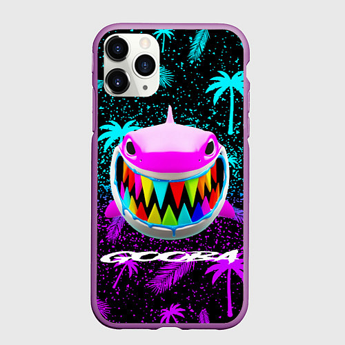 Чехол iPhone 11 Pro матовый 6ix9ine / 3D-Фиолетовый – фото 1