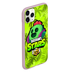 Чехол iPhone 11 Pro матовый BRAWL STARS SPIKE СПАЙК, цвет: 3D-розовый — фото 2