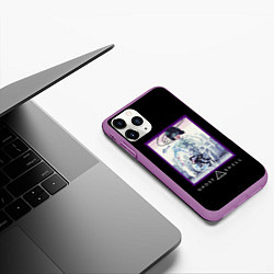 Чехол iPhone 11 Pro матовый Призрак в доспехах, цвет: 3D-фиолетовый — фото 2