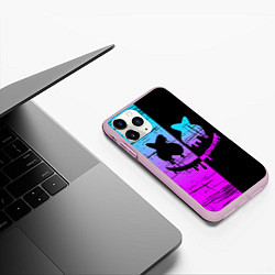 Чехол iPhone 11 Pro матовый FORTNITE MARSHMELLO, цвет: 3D-розовый — фото 2