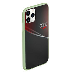 Чехол iPhone 11 Pro матовый AUDI, цвет: 3D-салатовый — фото 2