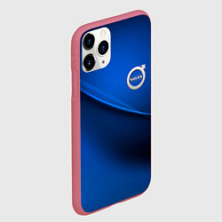 Чехол iPhone 11 Pro матовый VOLVO, цвет: 3D-малиновый — фото 2