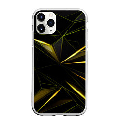 Чехол iPhone 11 Pro матовый Текстура, цвет: 3D-белый