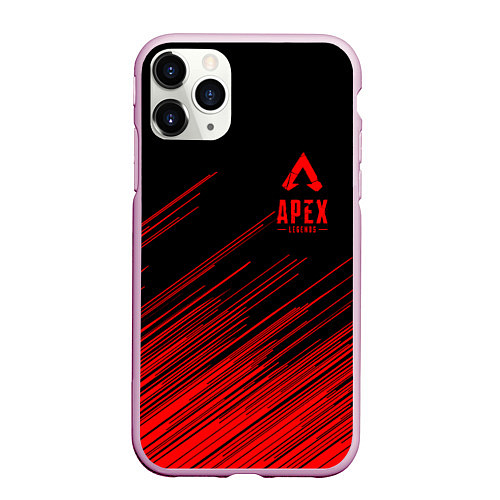 Чехол iPhone 11 Pro матовый Apex Legends / 3D-Розовый – фото 1