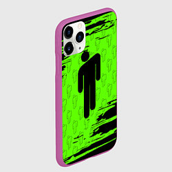 Чехол iPhone 11 Pro матовый BILLIE EILISH БИЛЛИ АЙЛИШ, цвет: 3D-фиолетовый — фото 2