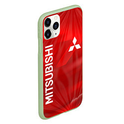 Чехол iPhone 11 Pro матовый MITSUBISHI, цвет: 3D-салатовый — фото 2