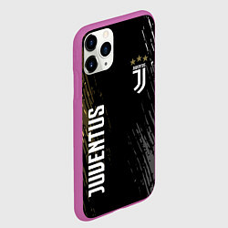 Чехол iPhone 11 Pro матовый JUVENTUS, цвет: 3D-фиолетовый — фото 2