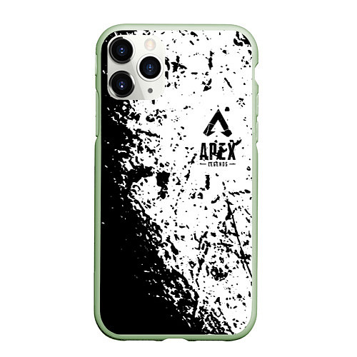 Чехол iPhone 11 Pro матовый Apex Legends / 3D-Салатовый – фото 1