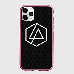 Чехол iPhone 11 Pro матовый LINKIN PARK, цвет: 3D-малиновый