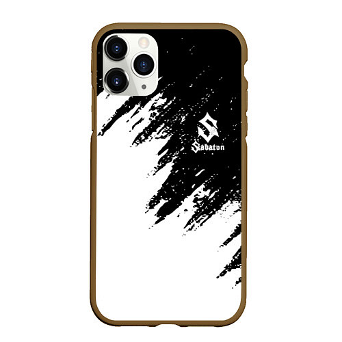 Чехол iPhone 11 Pro матовый Sabaton / 3D-Коричневый – фото 1