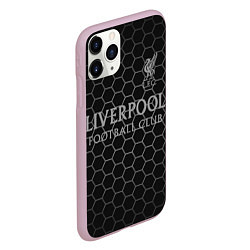 Чехол iPhone 11 Pro матовый LIVERPOOL, цвет: 3D-розовый — фото 2