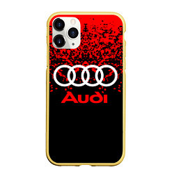 Чехол iPhone 11 Pro матовый AUDI, цвет: 3D-желтый