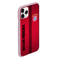 Чехол iPhone 11 Pro матовый BAYERN MUNCHEN, цвет: 3D-розовый — фото 2