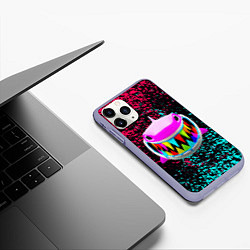 Чехол iPhone 11 Pro матовый 6IX9INE, цвет: 3D-светло-сиреневый — фото 2