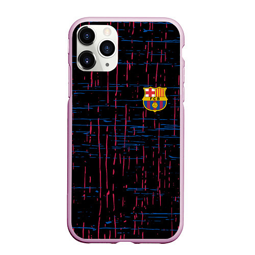 Чехол iPhone 11 Pro матовый BARSELONA / 3D-Розовый – фото 1