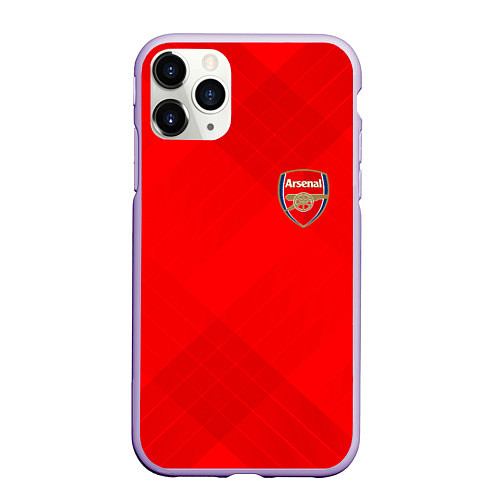 Чехол iPhone 11 Pro матовый ARSENAL / 3D-Светло-сиреневый – фото 1