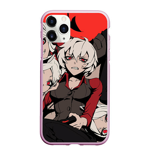 Чехол iPhone 11 Pro матовый ANIME / 3D-Розовый – фото 1