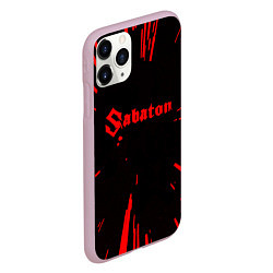 Чехол iPhone 11 Pro матовый Sabaton, цвет: 3D-розовый — фото 2