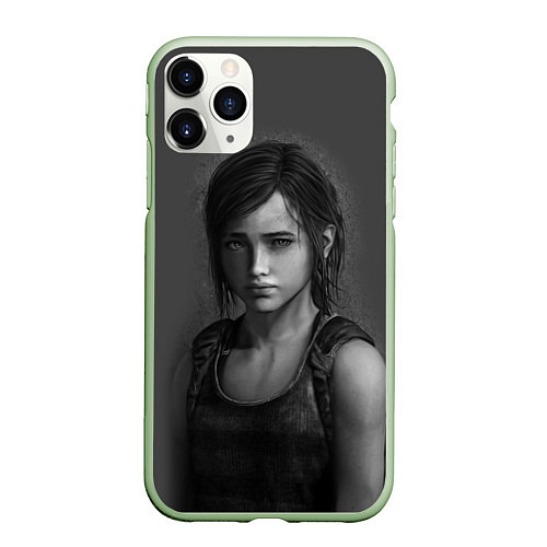 Чехол iPhone 11 Pro матовый THE LAST OF US / 3D-Салатовый – фото 1