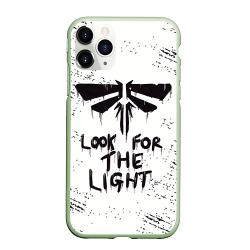 Чехол iPhone 11 Pro матовый THE LAST OF US / 3D-Салатовый – фото 1