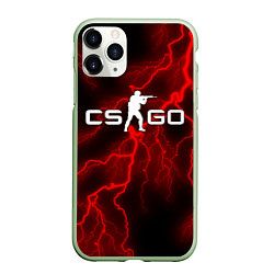 Чехол iPhone 11 Pro матовый COUNTER STRIKE, цвет: 3D-салатовый