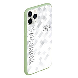 Чехол iPhone 11 Pro матовый TOYOTA, цвет: 3D-салатовый — фото 2