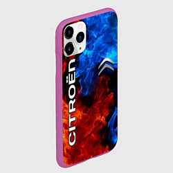 Чехол iPhone 11 Pro матовый CITROEN, цвет: 3D-фиолетовый — фото 2