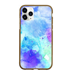 Чехол iPhone 11 Pro матовый PASTEL, цвет: 3D-коричневый