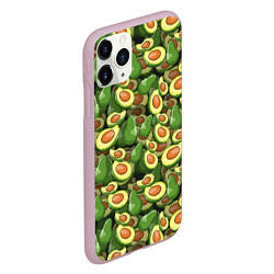 Чехол iPhone 11 Pro матовый Avocado, цвет: 3D-розовый — фото 2