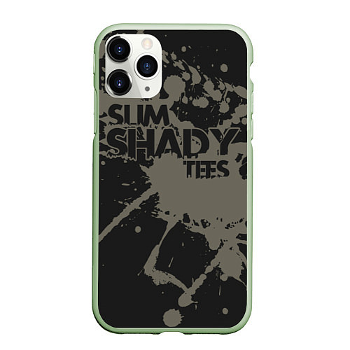 Чехол iPhone 11 Pro матовый Slim Shady / 3D-Салатовый – фото 1