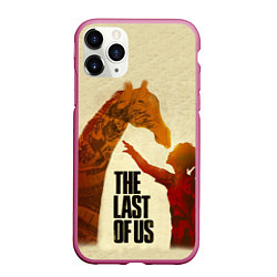 Чехол iPhone 11 Pro матовый The Last of Us 2, цвет: 3D-малиновый