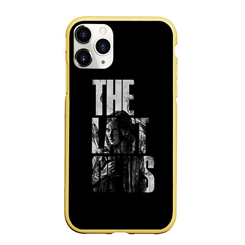 Чехол iPhone 11 Pro матовый The Last of Us 2 / 3D-Желтый – фото 1