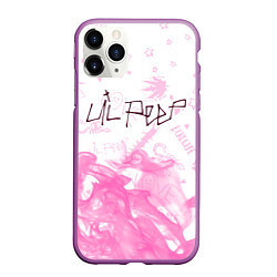 Чехол iPhone 11 Pro матовый LIL PEEP ЛИЛ ПИП, цвет: 3D-фиолетовый