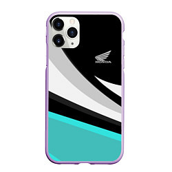 Чехол iPhone 11 Pro матовый HONDA, цвет: 3D-сиреневый