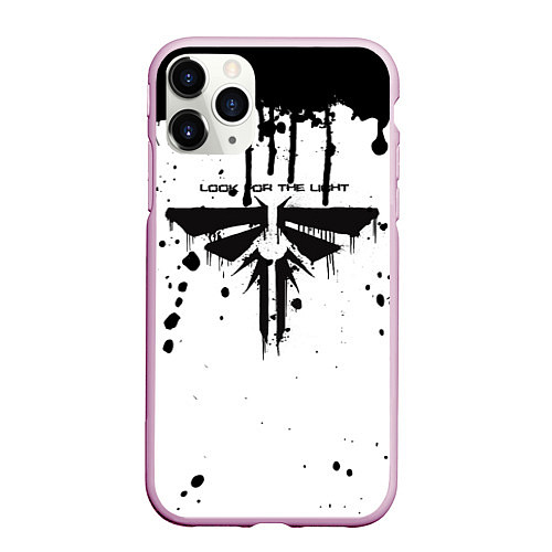 Чехол iPhone 11 Pro матовый The last of us подтеки / 3D-Розовый – фото 1