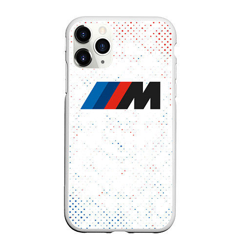 Чехол iPhone 11 Pro матовый BMW БМВ / 3D-Белый – фото 1