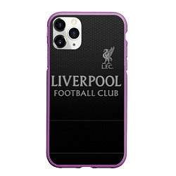 Чехол iPhone 11 Pro матовый LIVERPOOL, цвет: 3D-фиолетовый