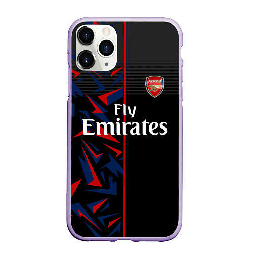 Чехол iPhone 11 Pro матовый ARSENAL UNIFORM 2020 / 3D-Светло-сиреневый – фото 1