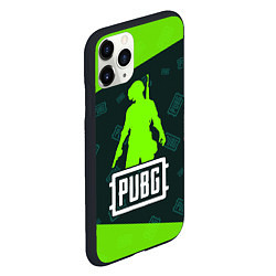 Чехол iPhone 11 Pro матовый PUBG ПАБГ, цвет: 3D-черный — фото 2