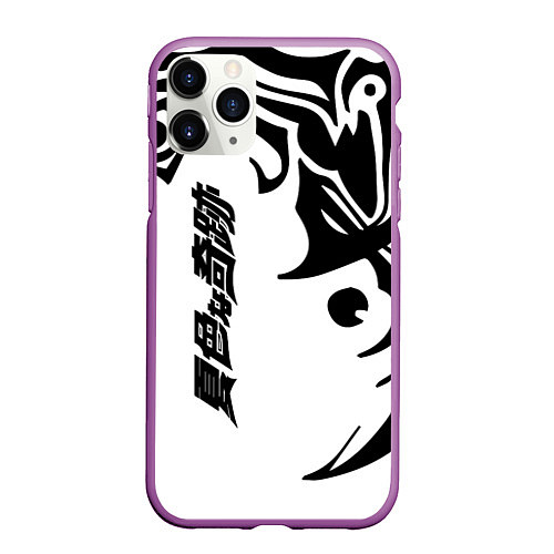 Чехол iPhone 11 Pro матовый JoJo Bizarre Adventure / 3D-Фиолетовый – фото 1