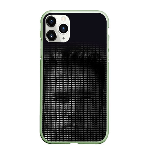 Чехол iPhone 11 Pro матовый As We Can Billy grey / 3D-Салатовый – фото 1