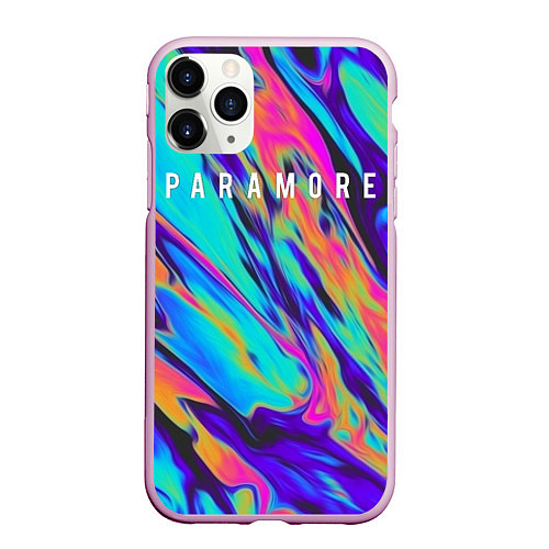 Чехол iPhone 11 Pro матовый PARAMORE / 3D-Розовый – фото 1