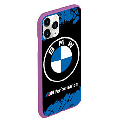 Чехол iPhone 11 Pro матовый BMW БМВ, цвет: 3D-фиолетовый — фото 2