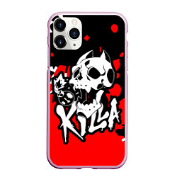 Чехол iPhone 11 Pro матовый KILLA, цвет: 3D-розовый