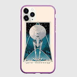 Чехол iPhone 11 Pro матовый Star Trek