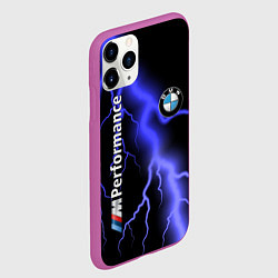 Чехол iPhone 11 Pro матовый BMW, цвет: 3D-фиолетовый — фото 2