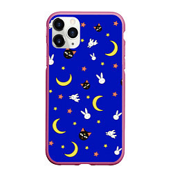 Чехол iPhone 11 Pro матовый Sailor Moon