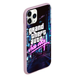 Чехол iPhone 11 Pro матовый GTA, цвет: 3D-розовый — фото 2