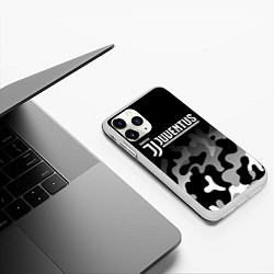 Чехол iPhone 11 Pro матовый JUVENTUS ЮВЕНТУС, цвет: 3D-белый — фото 2