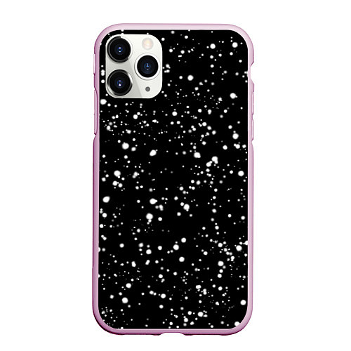 Чехол iPhone 11 Pro матовый Snow / 3D-Розовый – фото 1